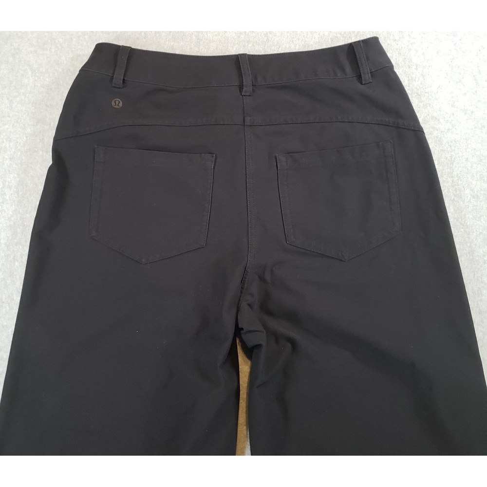 Lululemon City Sleek Wide Legs Pants Womens Black Size 30 High Rise LW5ENJS - Picture 11 of 12